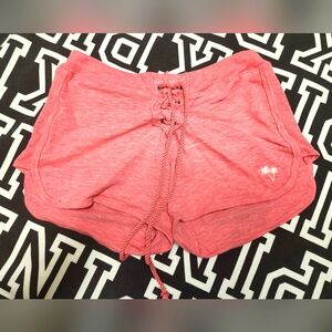#404 VS Pink Coral Lace Up Shorts 🌴
